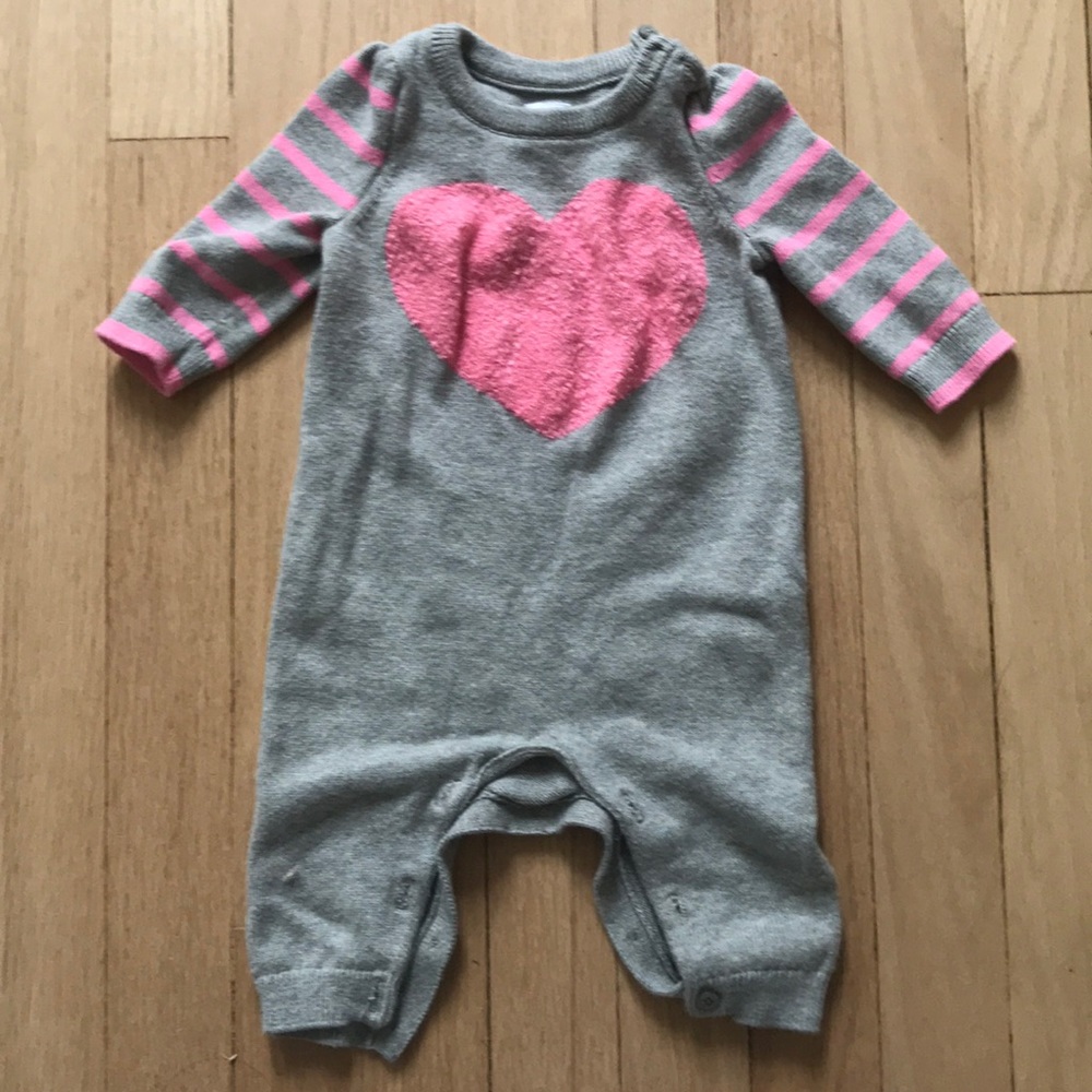Baby Gap Sweater Long Sleeve Romper